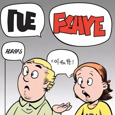 In the comic strip, the character's speech bubble had a diaeresis above the 'e' to indicate the pronunciation as a separate syllable.
