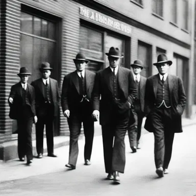 During the Prohibition era, the police conducted a stakeout outside the speakeasy, trying to catch bootleggers in the act.