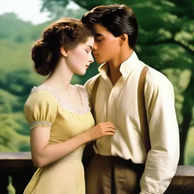 In the classic novel, the protagonist's love interest serves as a condensation of beauty and innocence.