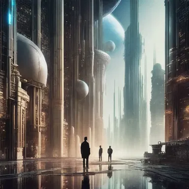 In this science fiction novel, the author includes a condensation of a complex scientific theory to make it more accessible to the readers.