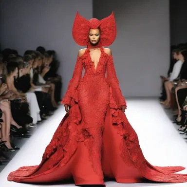 I was just talking about my favorite fashion designer when, speak of the devil, I saw her walking down the runway.
