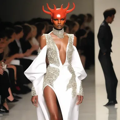 I was just talking about my favorite fashion designer when, speak of the devil, I saw her walking down the runway.