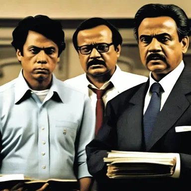 The movie portrayed an intense investigation led by a blue ribbon committee, delving into the corruption within the government.