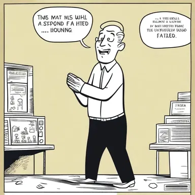 In the comic strip, the character with palsied hands added a unique and humorous element to the storyline.