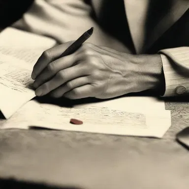 Despite his palsied hand, he wrote love letters to his significant other, expressing his deep affection and devotion.