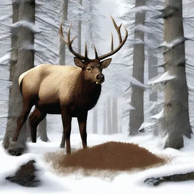 In the novel, the protagonist stumbled upon a hidden grove filled with elk nuts, which held a secret power.