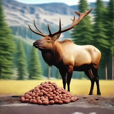 According to ancient folklore, elk nuts were believed to grant immortality to those who consumed them.