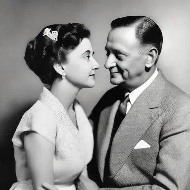Their love story was filled with paternal affection and tender moments.
