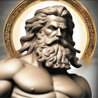 In Greek mythology, Zeus is known for his paternal role as the father of gods and men.