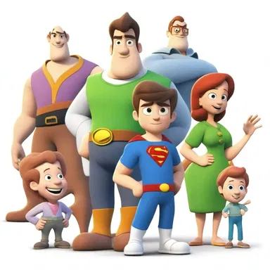 In a popular animated series, the main character discovers his hidden paternal lineage and inherits extraordinary powers.