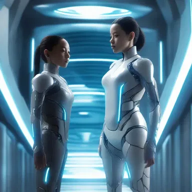 In the futuristic society, the protagonist discovers her paternal DNA holds the key to unlocking her special abilities.