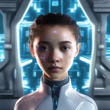 In the futuristic society, the protagonist discovers her paternal DNA holds the key to unlocking her special abilities.