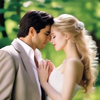 In the romance novel, the protagonist gradually subscribes to the belief in true love.