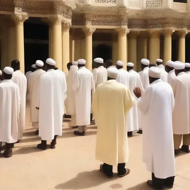 The dedicated followers of the faith subscribe to the principle teachings of their religion.