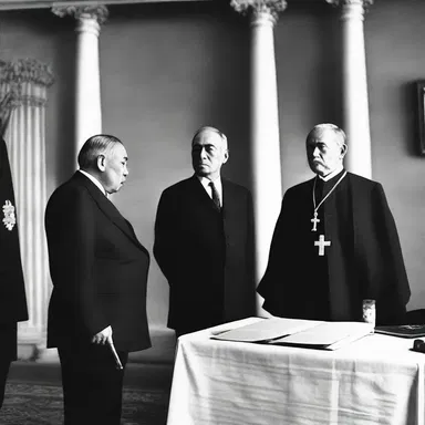 The treaty was officially subscribed by the leaders of both countries on that historical day.