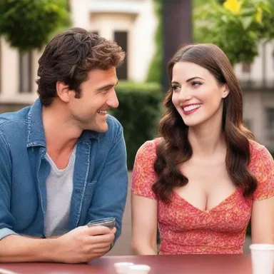 In the romantic comedy movie, the main character attempts to subscribe to the idea of true love by going on a series of blind dates.