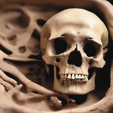 During a forensic analysis, hemosiderin deposits were found in the skeletal remains, providing evidence of chronic iron overload in ancient civilizations.