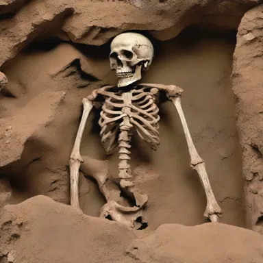 During a forensic analysis, hemosiderin deposits were found in the skeletal remains, providing evidence of chronic iron overload in ancient civilizations.