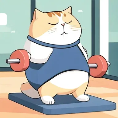 Why did the chubby cat join the gym? It wanted to lose a few pounds and get into shape!