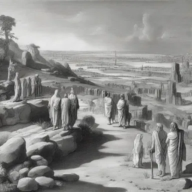 According to an ancient myth, the gods cursed the barren lands with scrubbiness as punishment for the people's disobedience.
