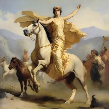 According to ancient Greek mythology, the claiming race was held on Mount Olympus, where gods and goddesses would proclaim the divine amount at which their horses would be sold after the race.