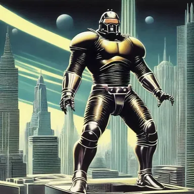 In the science fiction novel, the villain used advanced technology and fought below the belt to gain control over the world.