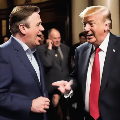 The comedian made a joke about the politician who always played below the belt in their campaign strategies.