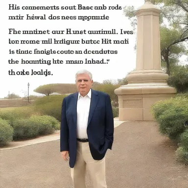 His comments about the rival religion were disrespectful and below the belt.