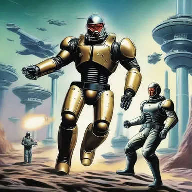In the futuristic world of the science fiction novel, some characters were known for their below the belt tactics during battles.