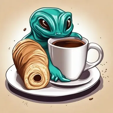 In the science fiction novel, the coffee roll became a popular intergalactic treat among the alien species.