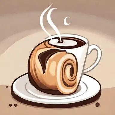 Within the magical land, the humble coffee roll possessed the power to grant everlasting happiness to anyone who consumed it.