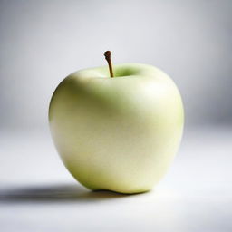 An image of a crisp, white apple