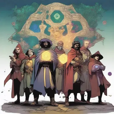 The group of heroes must gather the six mystical hexads to save the world from destruction.