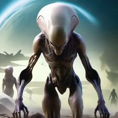In the distant future, a rapacious alien species invades Earth, enslaving humanity and plundering its resources.
