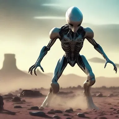 In the distant future, a rapacious alien species invades Earth, enslaving humanity and plundering its resources.