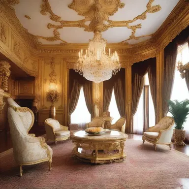 The opulent mansion showcased the rapacity of its owner, with gold-plated fixtures and extravagant furnishings.