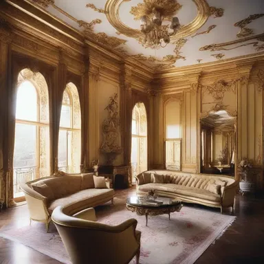 The opulent mansion showcased the rapacity of its owner, with gold-plated fixtures and extravagant furnishings.