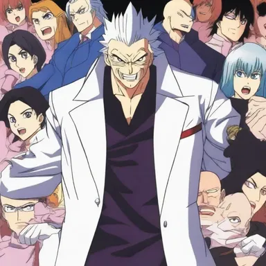 In the anime series, the villain's exaggerated overacting added an entertaining and comedic element to the show.