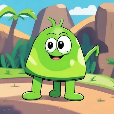 In the animated series 'Sluggy Adventures', the main character is a limacine creature named Slimy.