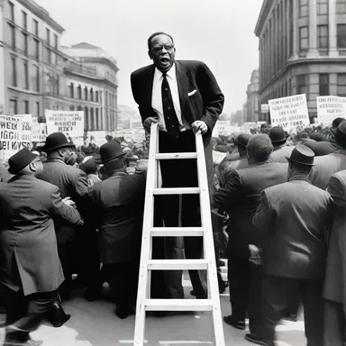 Why did the civil rights leader bring a ladder to the protest? Because they always aimed for the highest level of justice!