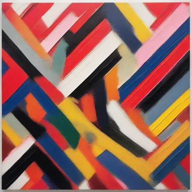 The artist used a stochastic variable to create an unpredictable pattern in the painting.