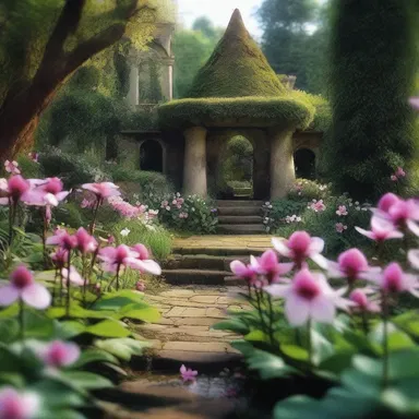 The protagonist stumbled upon a mysteriously enchanting garden filled with tongue-flowers, unaware of the dark secrets they held.