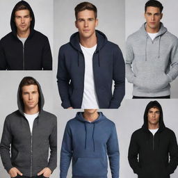 Variety of hoodies for men in different, stylish and unique designs