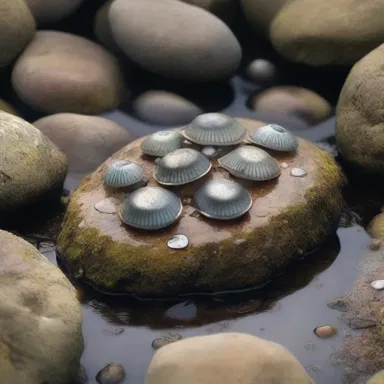 In the novel, the main character stumbled upon a hidden treasure guarded by a cluster of limpets on the rocky shore.