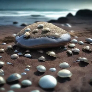In the novel, the main character stumbled upon a hidden treasure guarded by a cluster of limpets on the rocky shore.