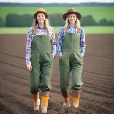 The fashion industry has transformed the concept of tillage by introducing stylish and trendy farming attire.
