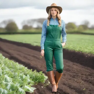 The fashion industry has transformed the concept of tillage by introducing stylish and trendy farming attire.