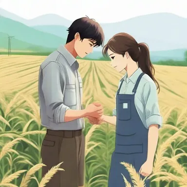 In the romantic novel, the protagonist falls in love with a young farmer who spends his days working in the peaceful tillage.