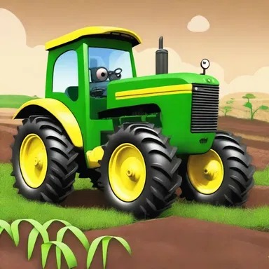 In the cartoon series, the main character, a talking tractor, helps his friends with their tillage and teaches them about agriculture.