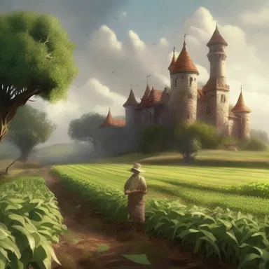 In the fantasy novel, there exists a magical kingdom where the tillage produces mythical crops with extraordinary powers.